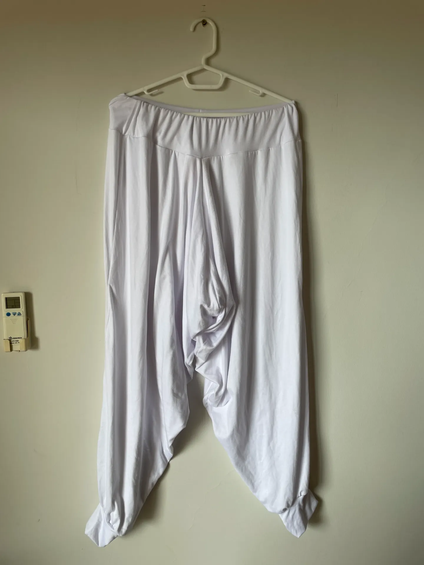 [MODFETIUSA0054] Babucha de algodon blanco