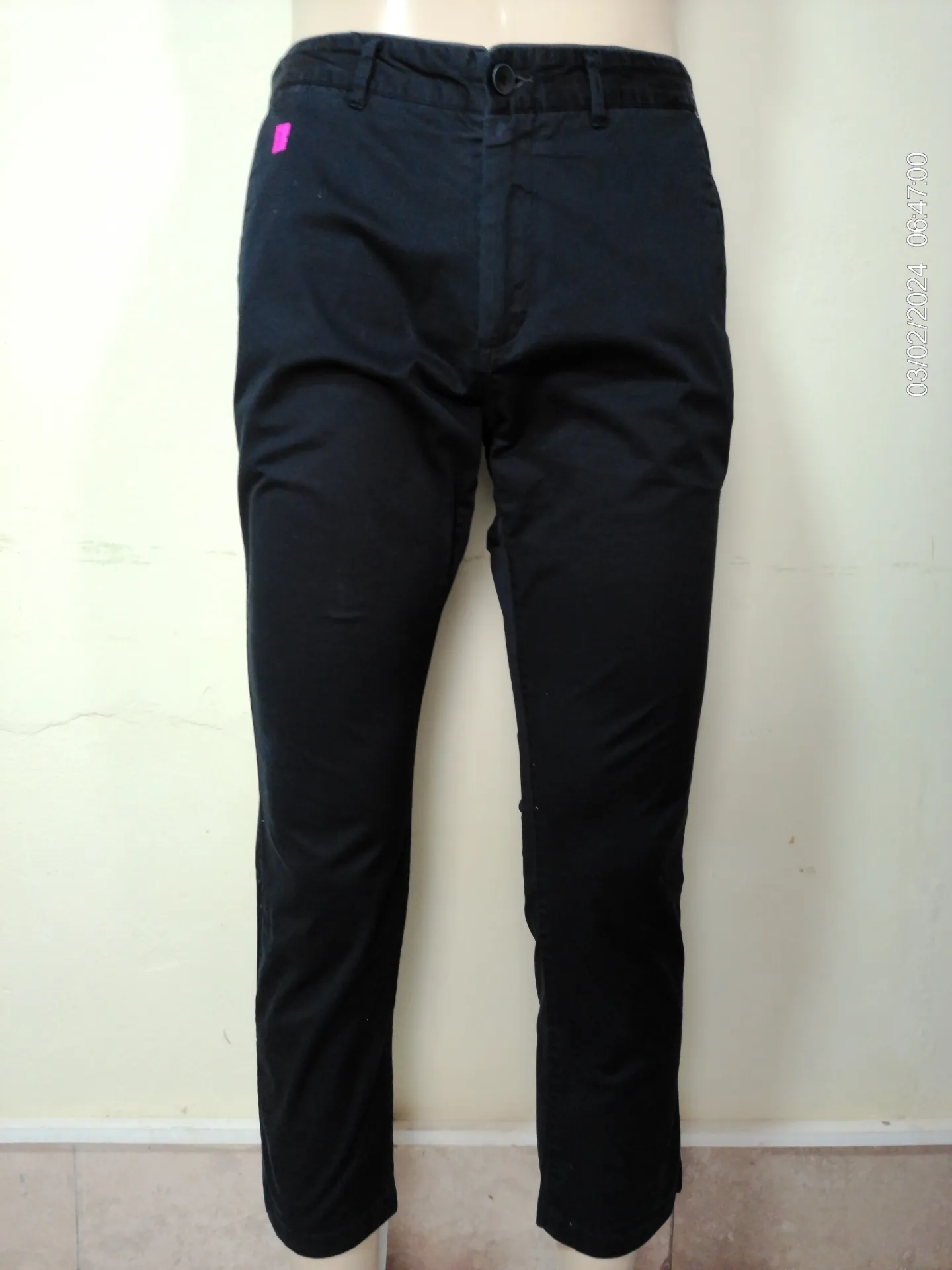 [MODMETIUSA0523] Pantalon de vestir negro