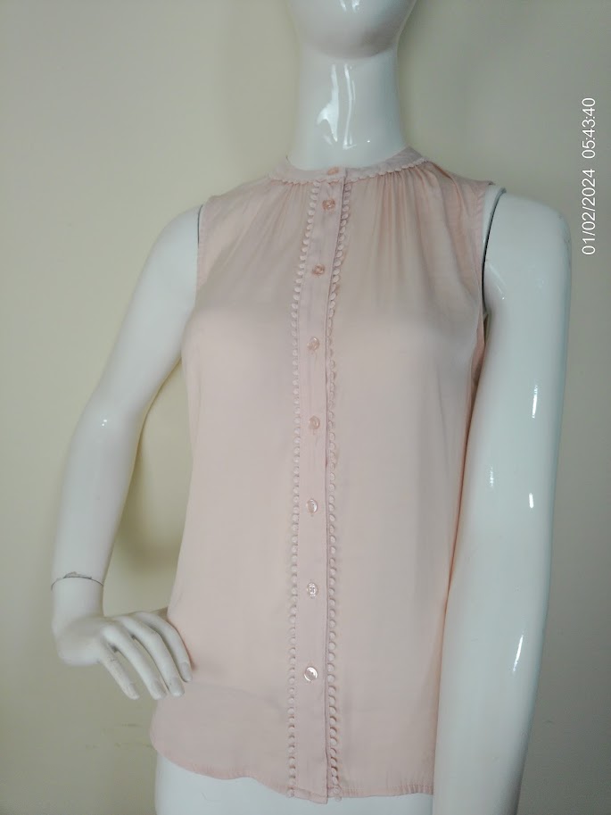 Blusita sm color salmon con botones y detalles