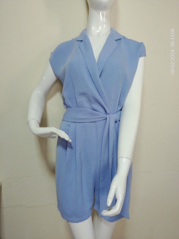 Enterito sin mangas turquesa