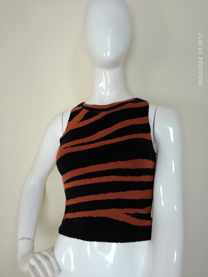 [MODFSMUSA0355] Top sin manga animal print