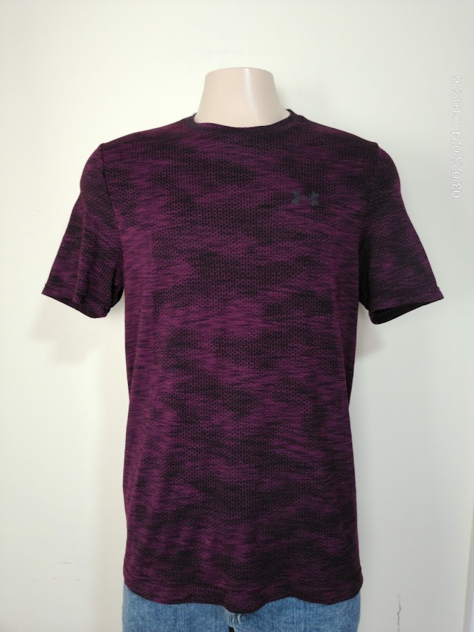 [MODMETIUSA0377] Remera deportiva manga corta color vino