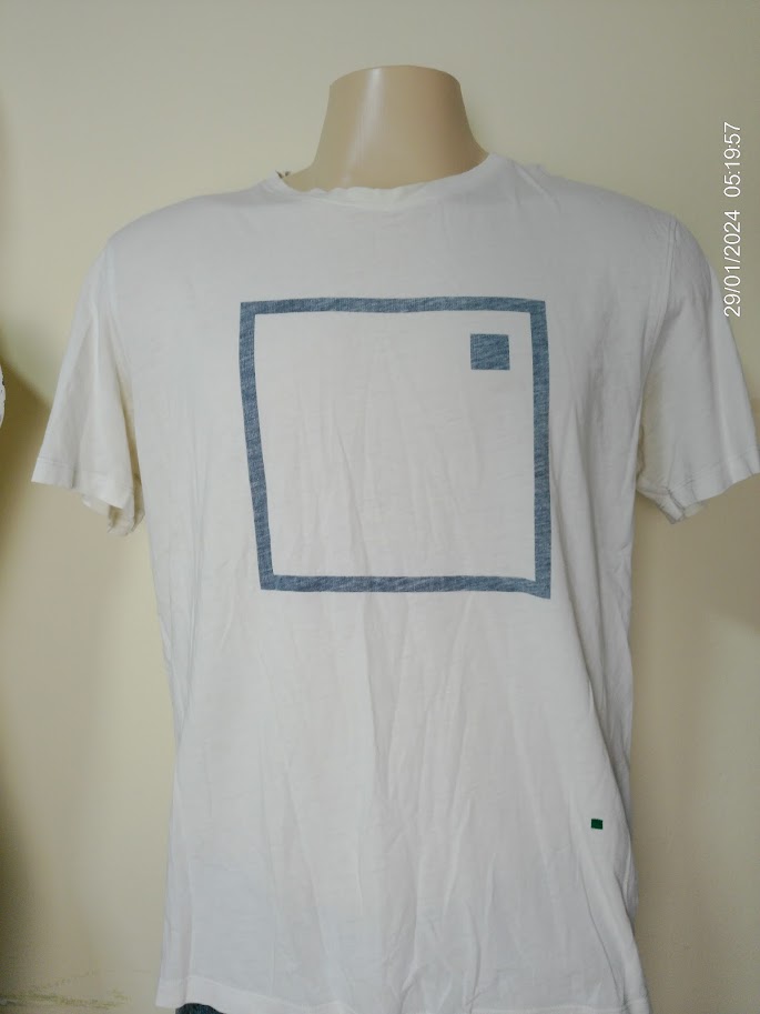 [MODMETIUSA0597] Remera de algodon blanca