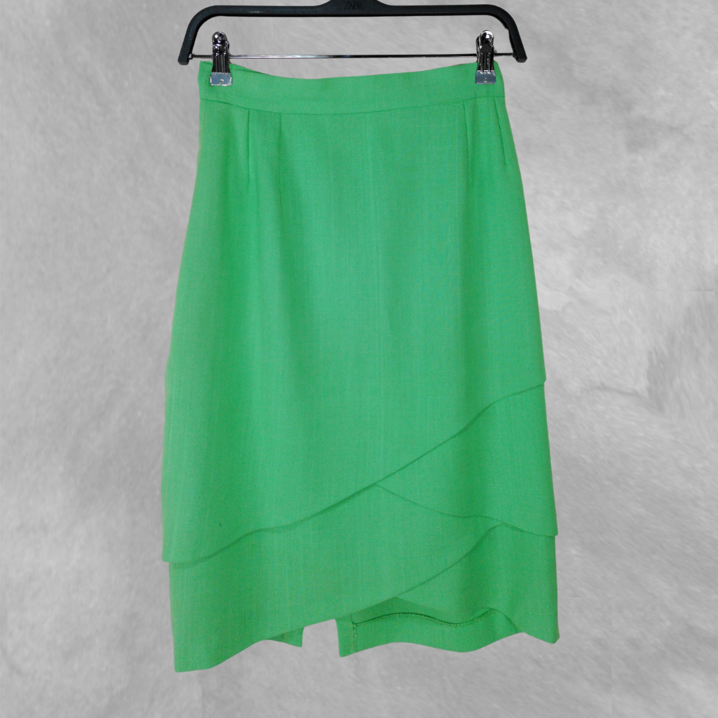[365] Pollera verde talle M