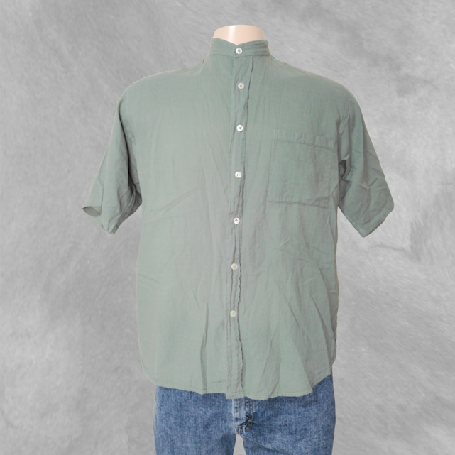 [58] Camisa John P. manga corta verde talle XS