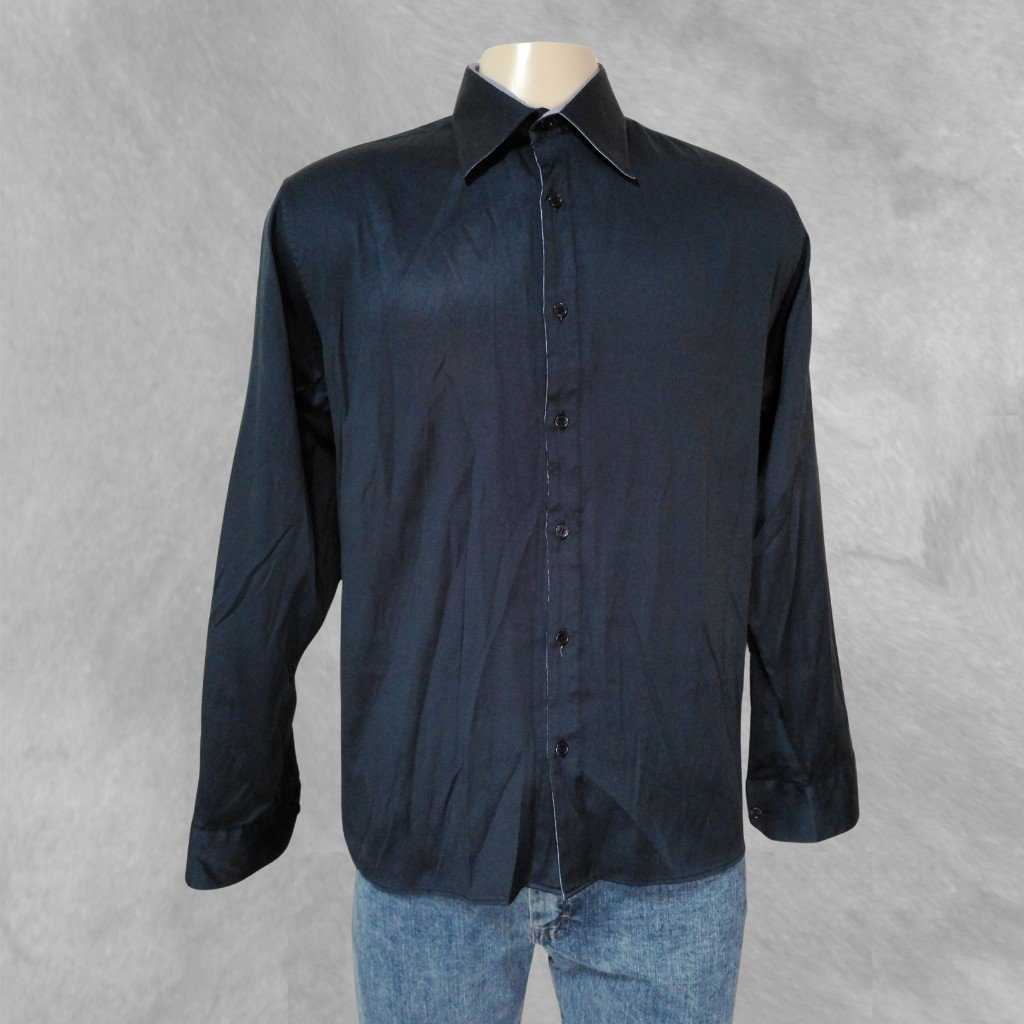 [60] Camisa Aramis manga larga gris talle L
