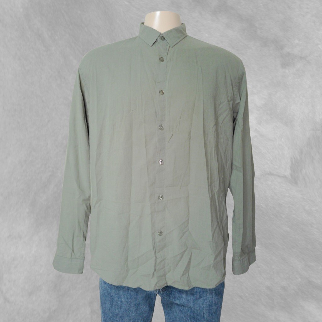 [61] Camisa Equus manga larga verde talle XL