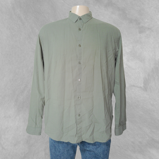 [61] Camisa Equus manga larga verde talle XL