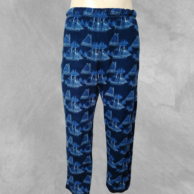 [62] Pantalón Nautica azul con estampado talle 40