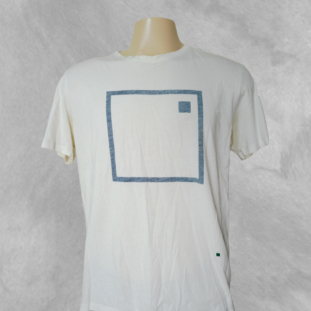 [65] Remera Purificacion Garcia blanca talle XL