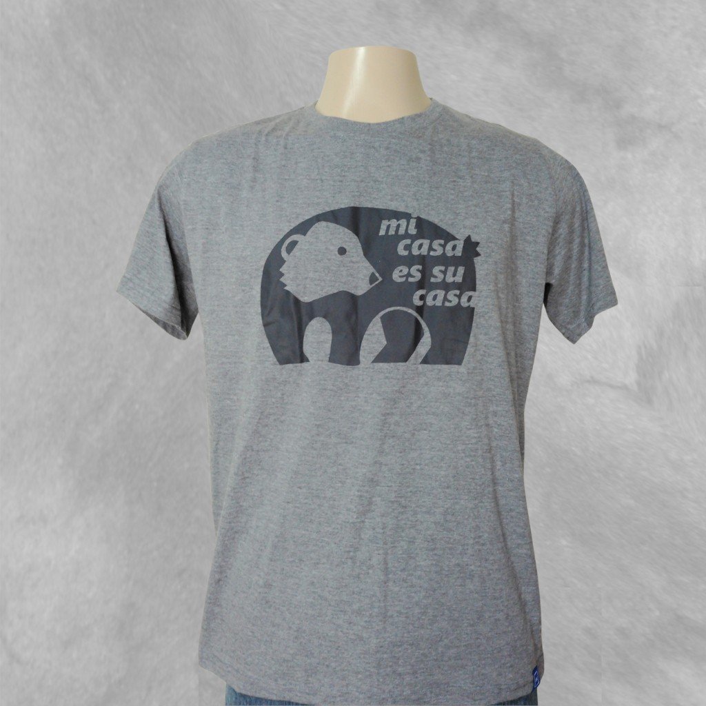 [68] Remera Rac manga corta gris talle L
