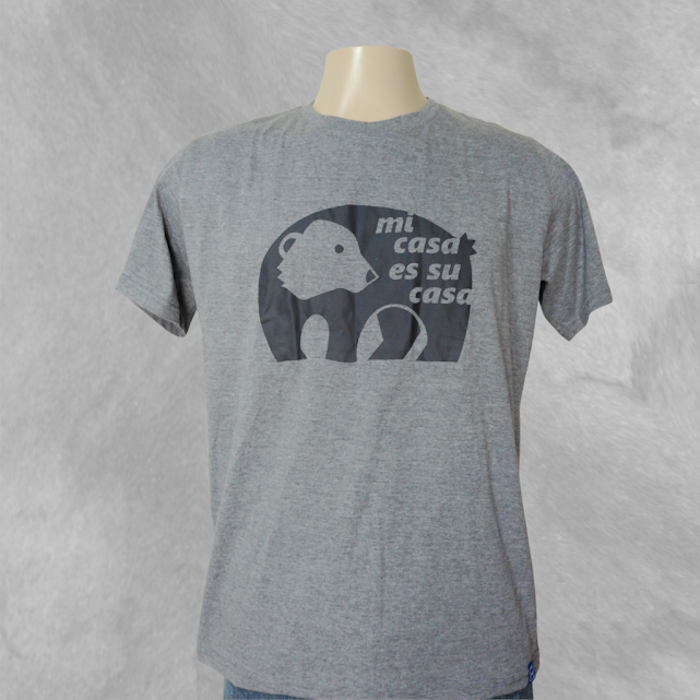 [68] Remera Rac manga corta gris talle L