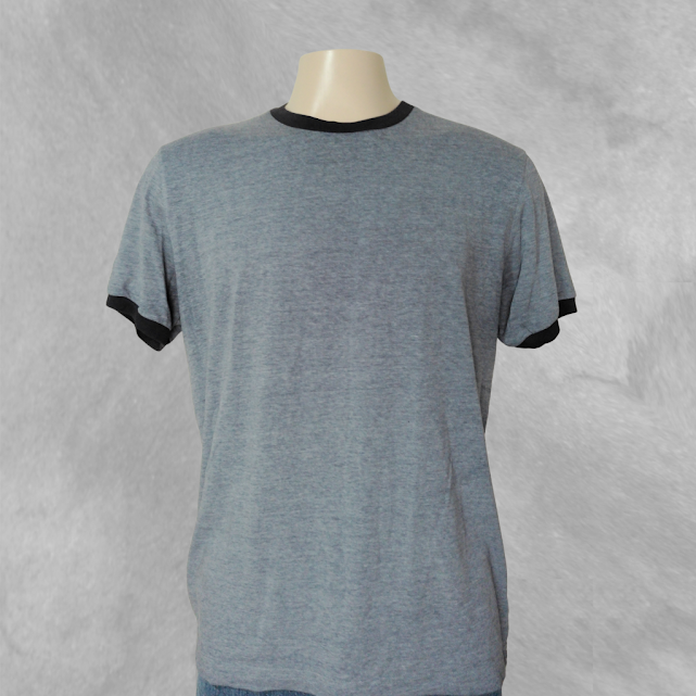 [70] Remera DKNY Jeans manga corta gris talle L