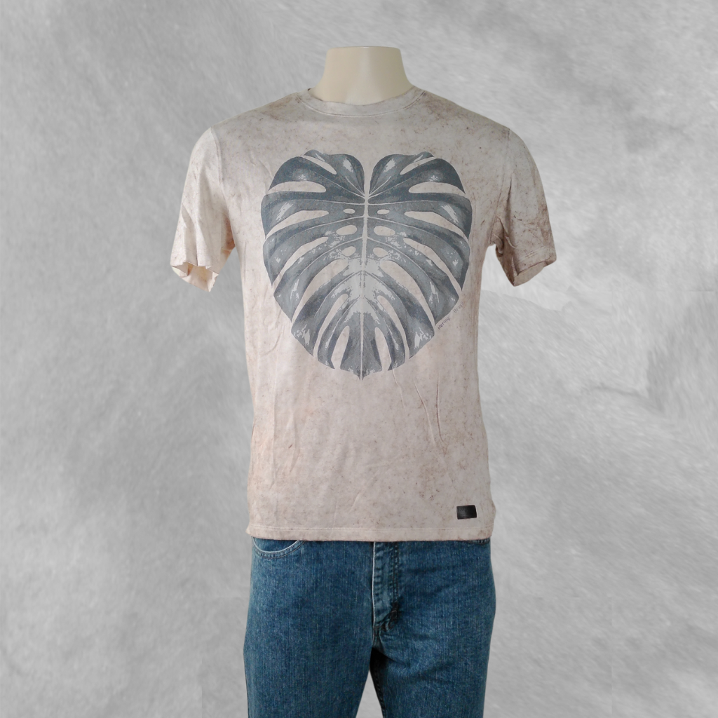 [248] Remera Hering Manga corta Beige talle M wembe