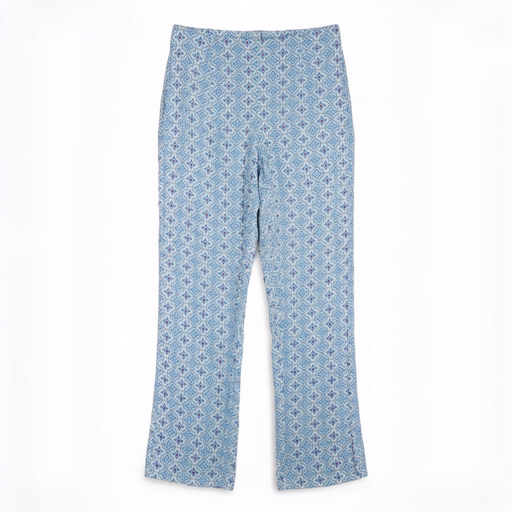 Pantalón azul Floral talle P