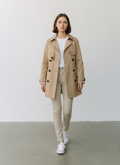 Saco H&M camel talle 36