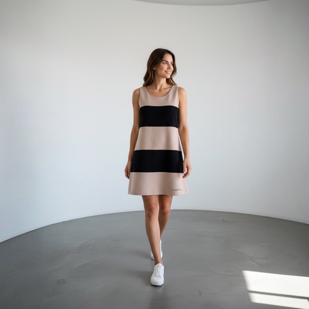 Vestido Paris by Flor Monis corto beige talle 1