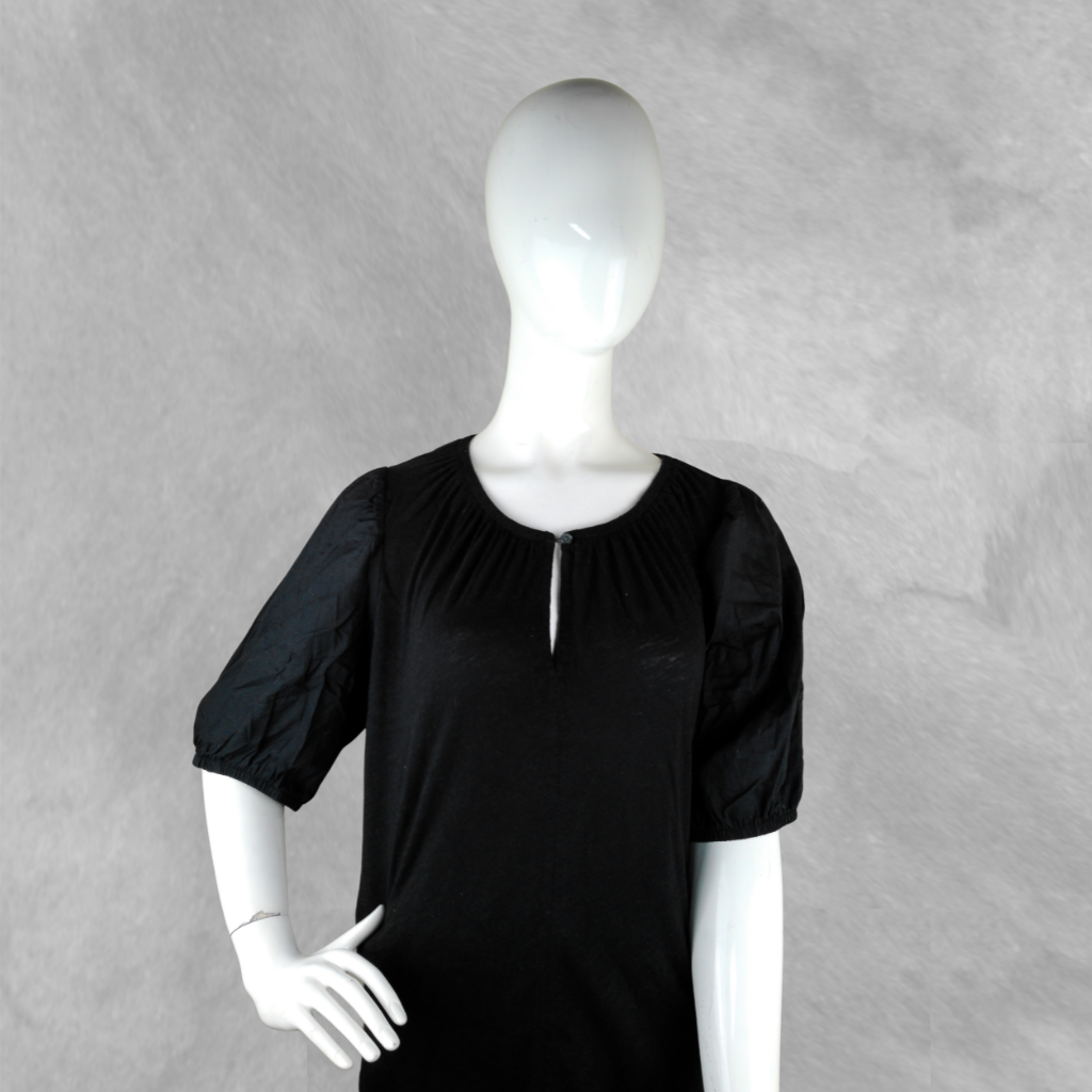 Blusa Old Navy manga 3/4 negro Liso talle S