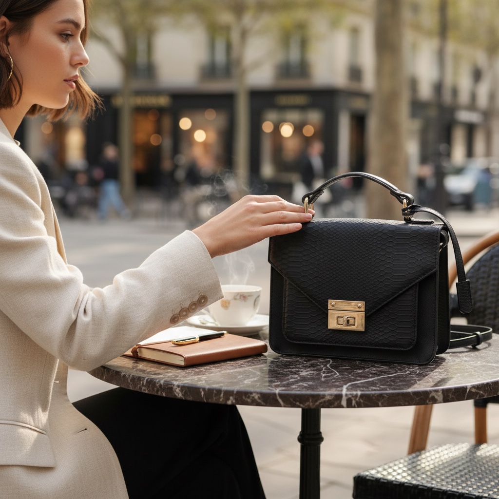 Cartera SIN MARCA negro talle 37