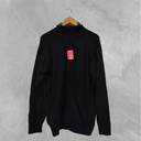 Campera manga larga negro Tejida talle Único De hilo. Largo