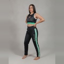 Conjunto sin manga negro y blanco Logo talle Único Conjunto deportivo