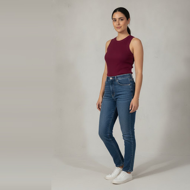 [0037018] Blusa sin manga bordó Liso talle Único Tipo camisilla sin detalles