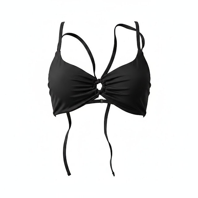 [0037041] Traje de baño negro talle M Con tirantes