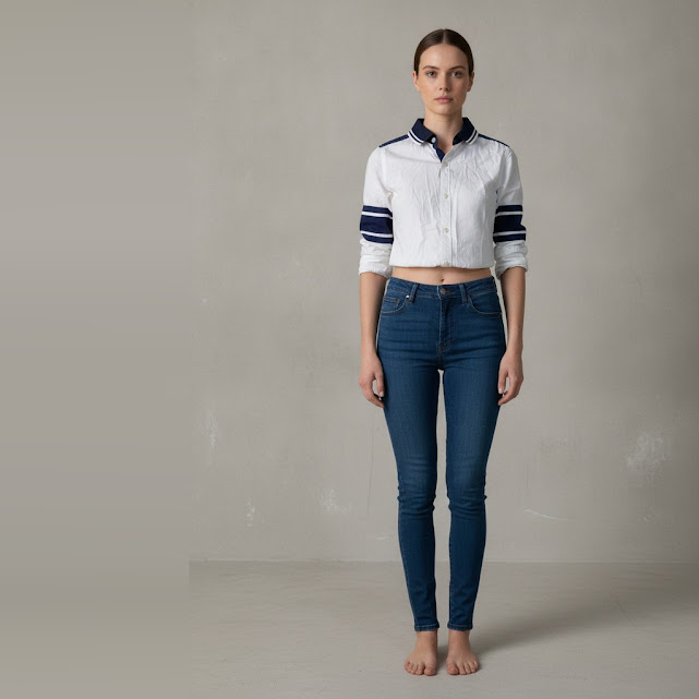 [0034035] Camisa con manga blanco y azul oscuro Rayado talle 8 Bass kids a rayas blanco y azul oscuro