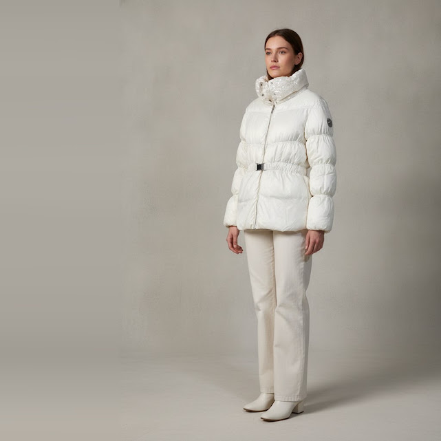 [0034036] Campera Zara con manga blanca talle 14 Con cierre y detalle y plateado, cuello alto con lentejuelas transparentes