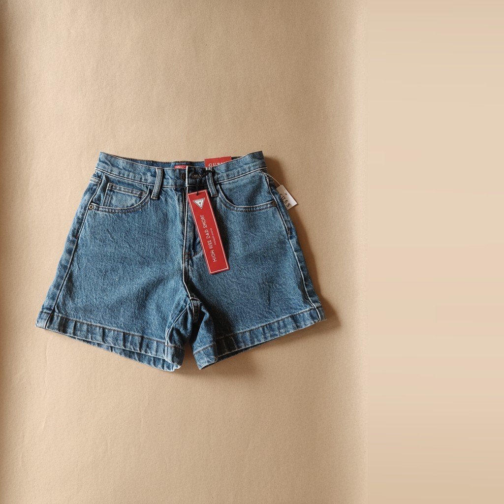 [5075] Short Guess Corta celeste de jeans talle S corto