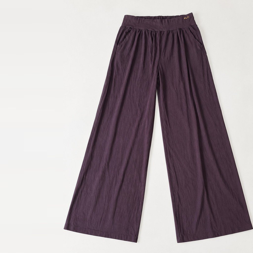 [5110] Pantalón Cooco Largo marrón Liso talle G con bolsillos NUEVO 