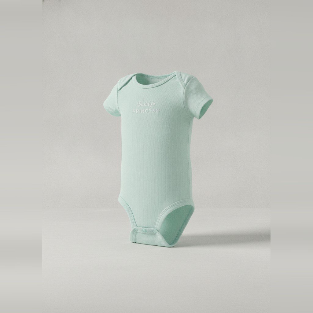 [5387] Body Carter´s manga corta verde menta Liso talle 0-6M Princess