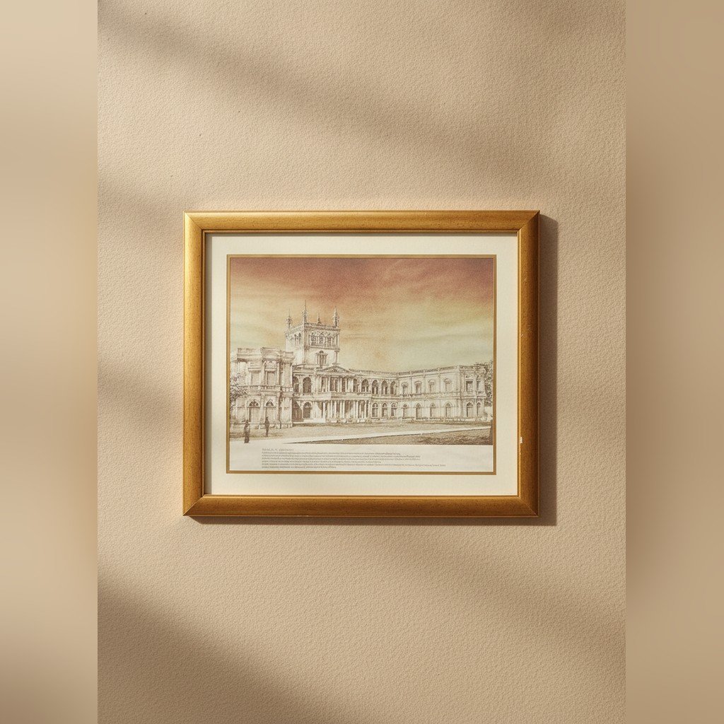 Cuadro Palacio de Gobierno 65cm largo 54cm ancho