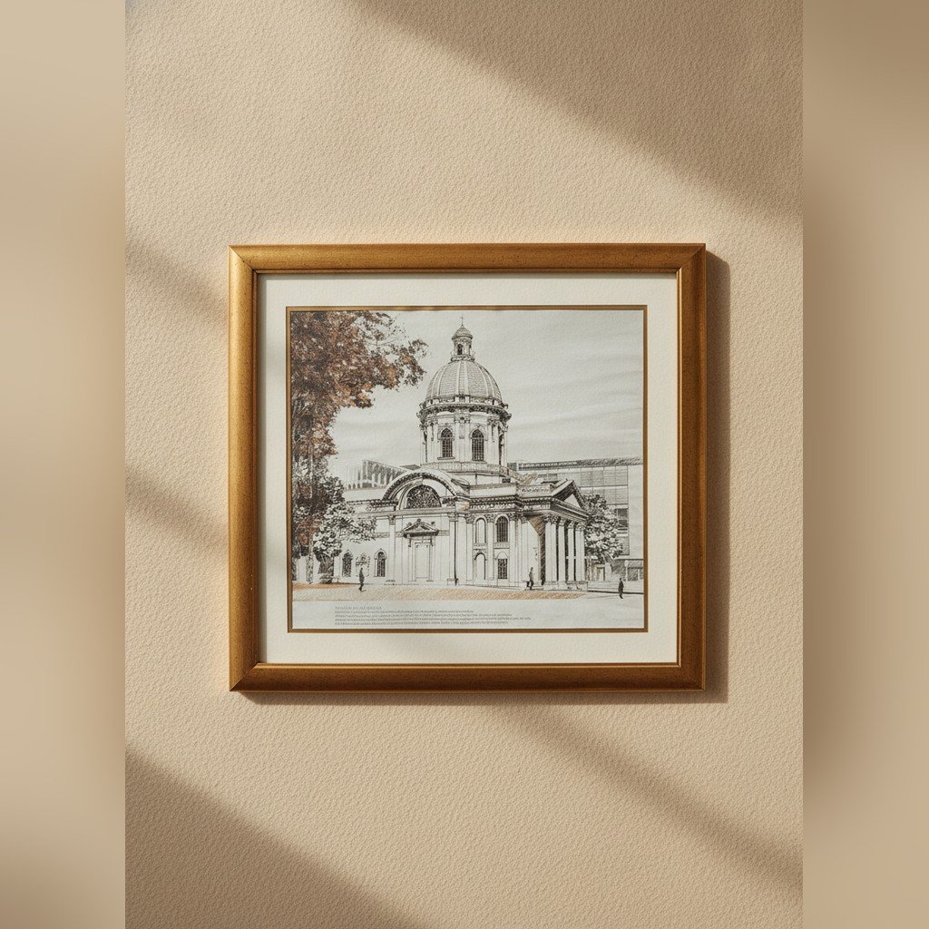 Cuadro Panteón de los Héroes 65cm largo 54 ancho