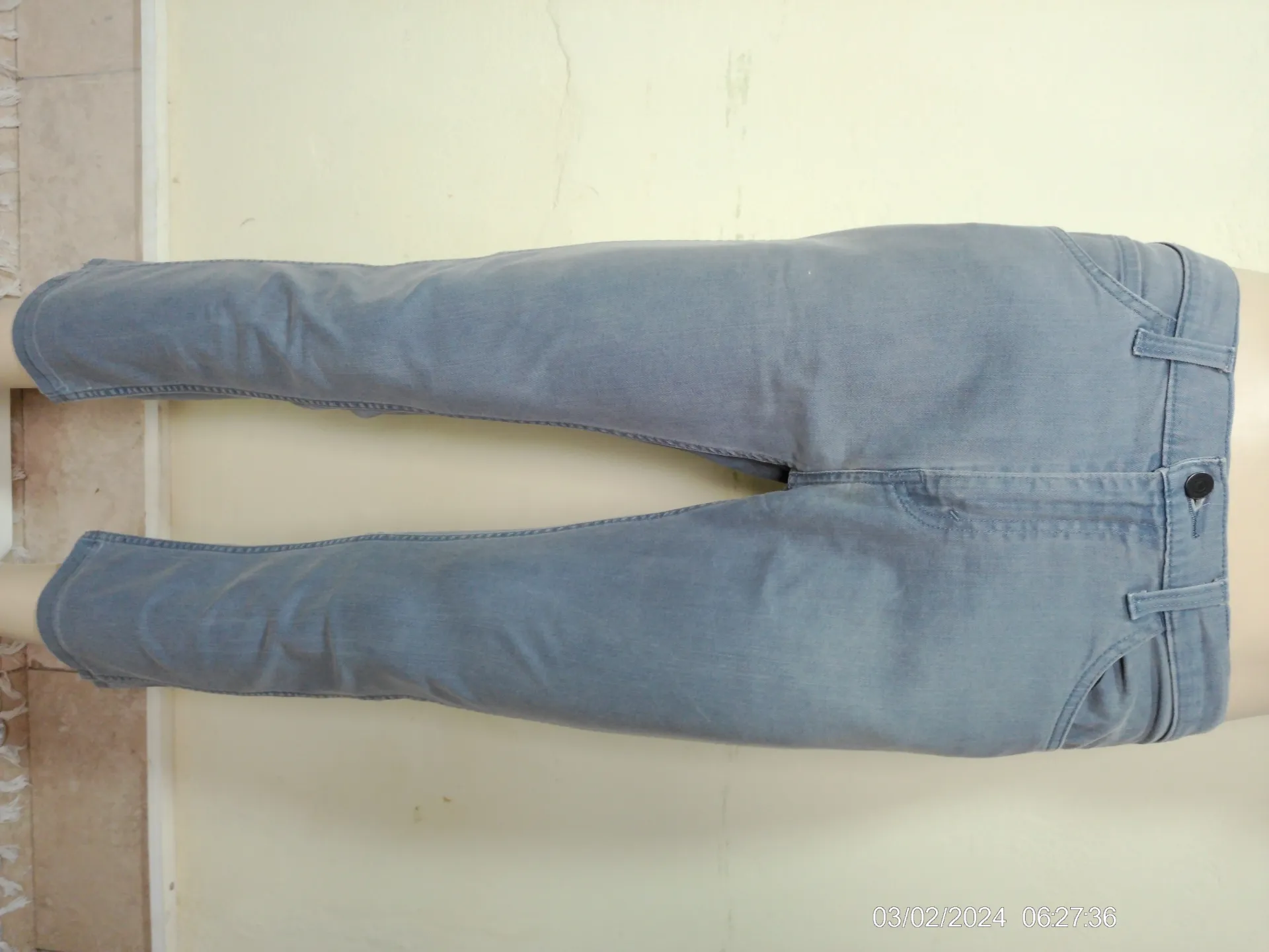 [MODMETIUSA] Pantalon jean gris celeste