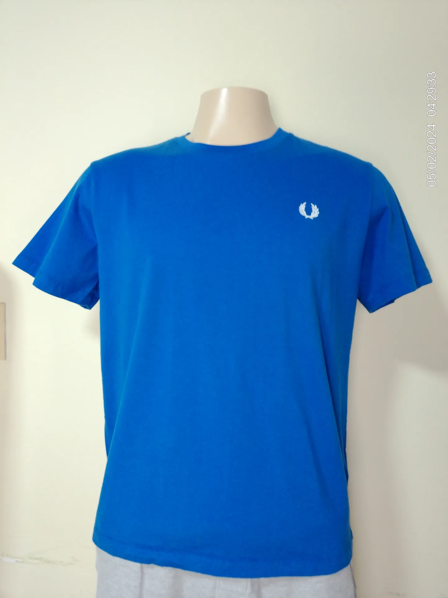 [MODMETIUSA] Remera de algodon azul francia