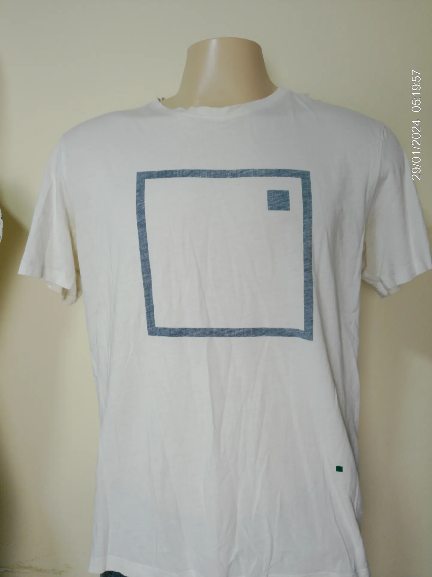 [MODMETIUSA0001] Remera de algodon blanca