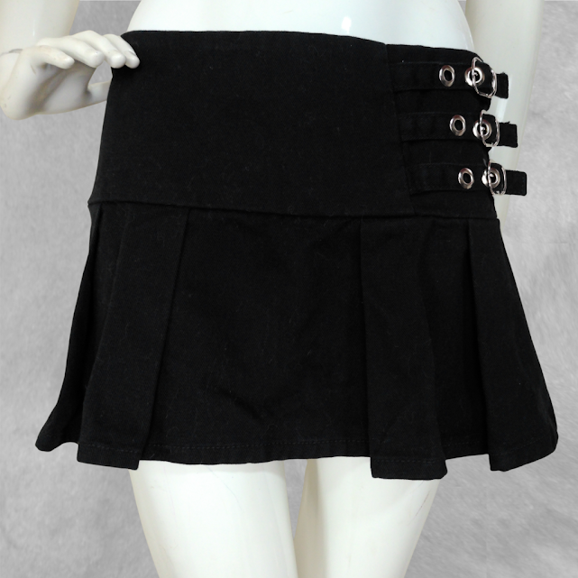 Pollera Manekineko corta negra talle 26