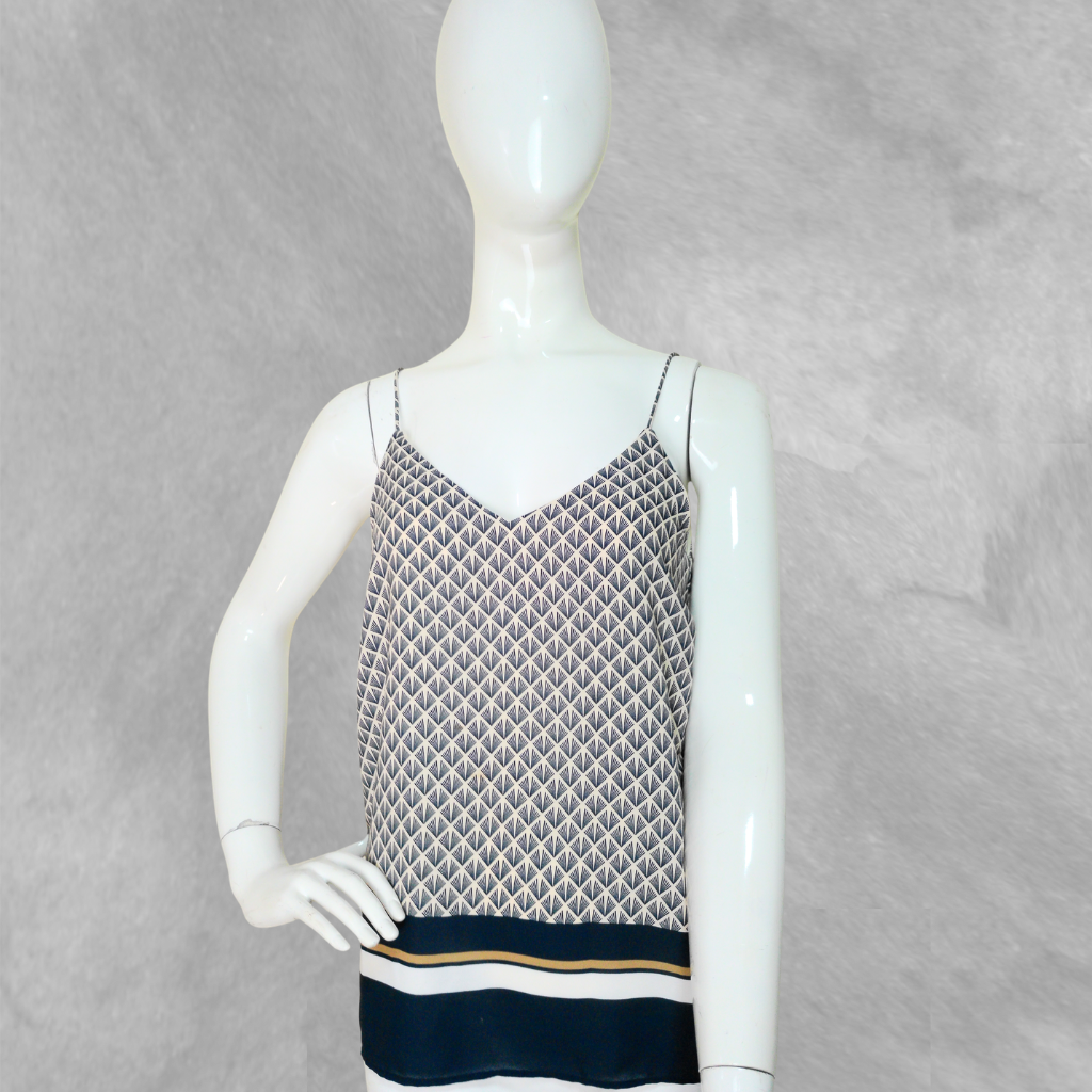 Blusa Zara Sin manga multicolor talle M Bordado